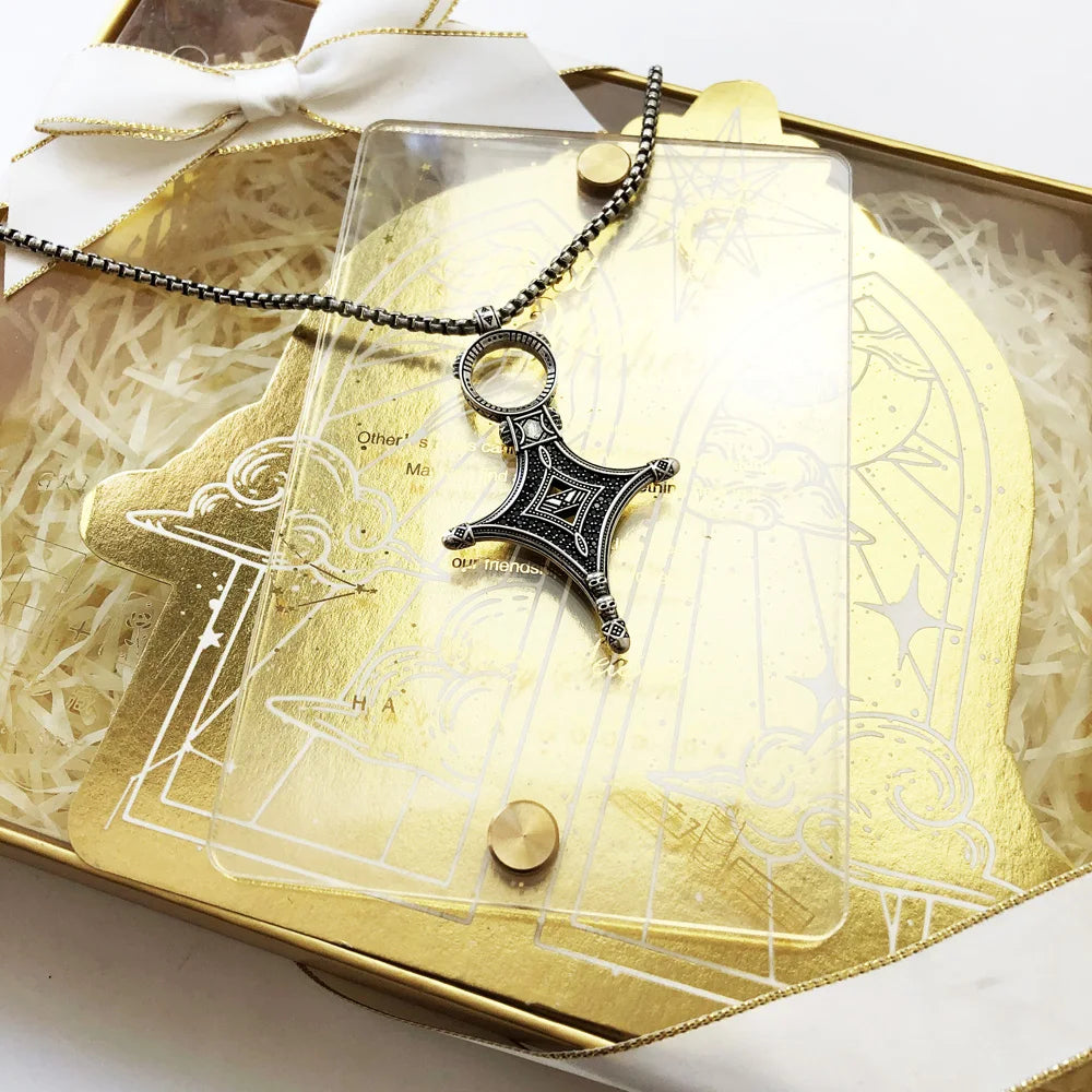 Ethno Cross Necklace Brand New Strand Fine Jewelry Europe Traditional Rebel 925 Sterling Silver Gift For Men Women