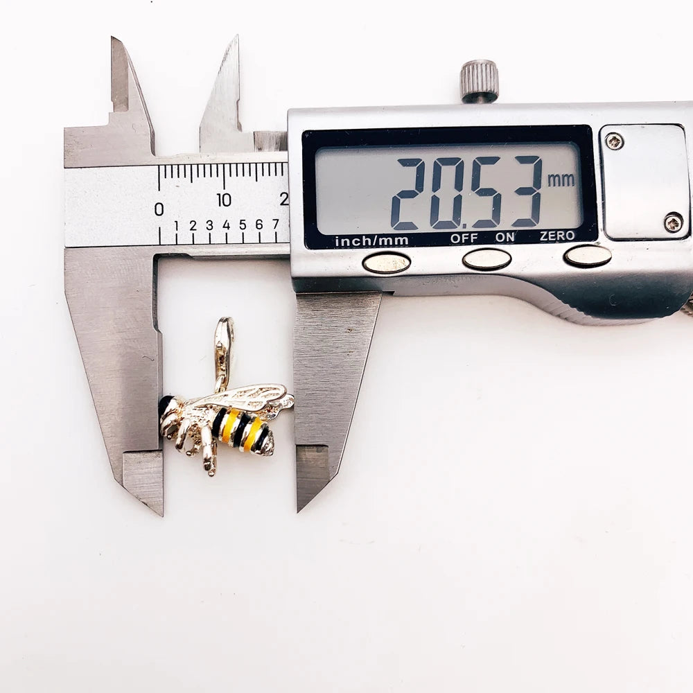 Real 925 Sterling Silver Fashion Jewelry Lovely Honey Bee Pendant Charm For Women Drop Shipping Wholesale