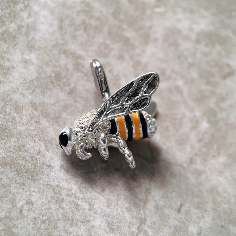 Real 925 Sterling Silver Fashion Jewelry Lovely Honey Bee Pendant Charm For Women Drop Shipping Wholesale